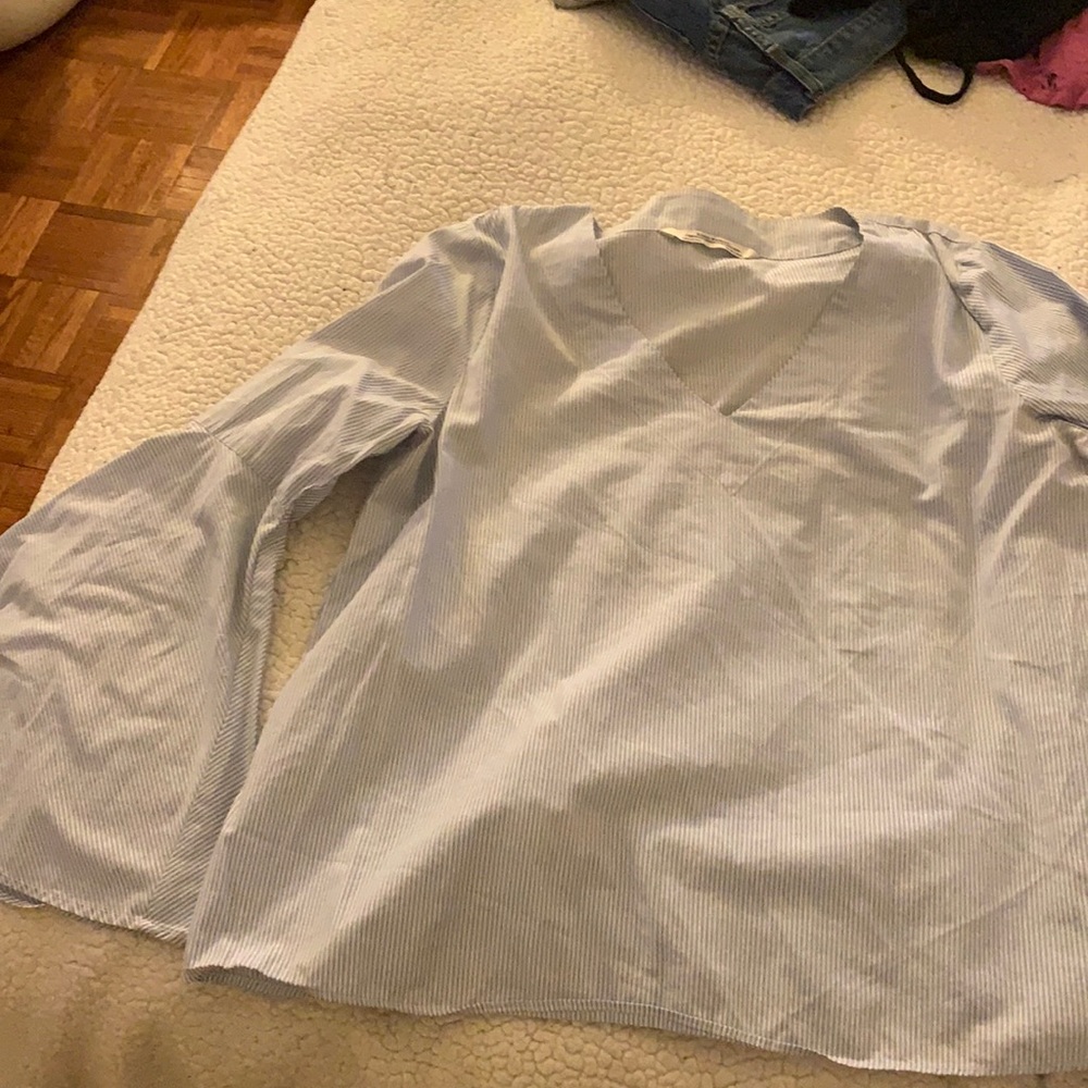 Zara Bell Sleeve Top